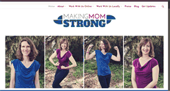 Desktop Screenshot of makingmomstrong.com